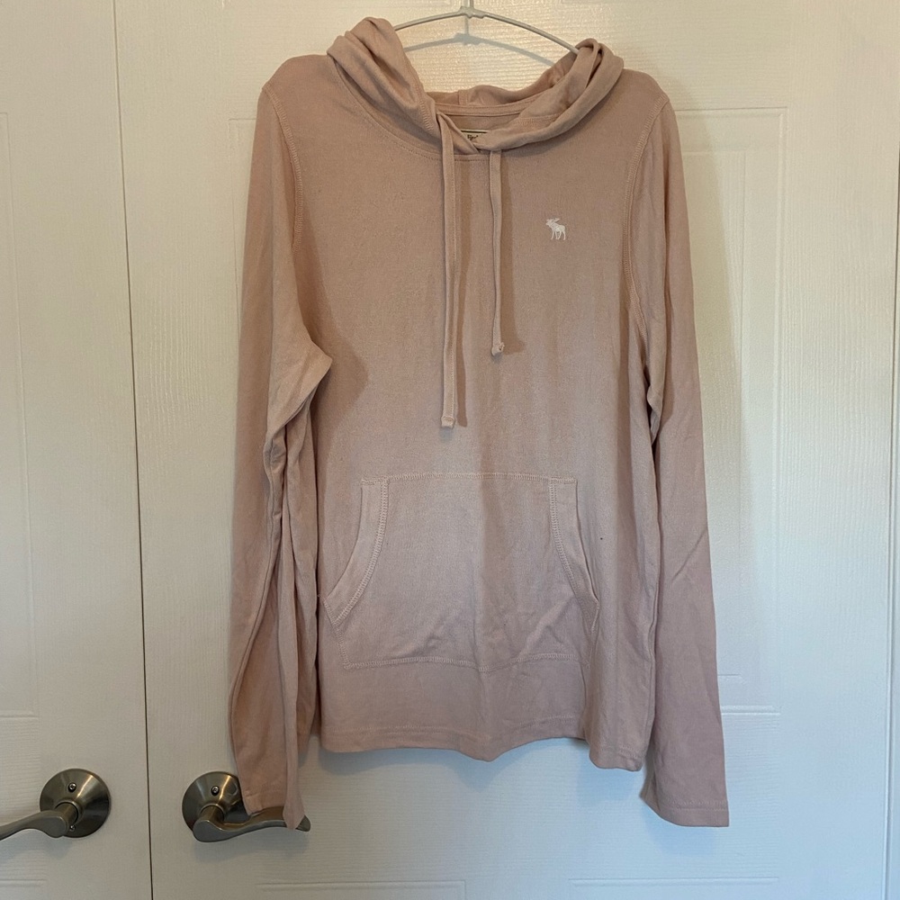 Abercrombie & Fitch lightweight blush pink sweater